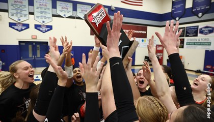 Underdogs to Top Dawgs! No. 4 D’Youville Wins First ECC Women's Volleyball Championship in Program History