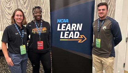 Daemen's Scime, District of Columbia's Katou Kouami, and Mercy's Ruland Attend NCAA Student-Athlete Leadership Forum